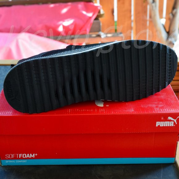 PUMA Mens Pacer Net Cage‎ Trainers Sneakers Running Shoes Black - Picture 16 of 16